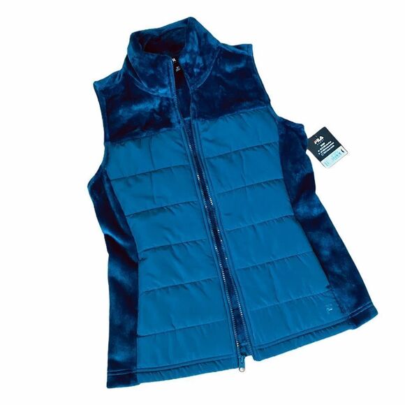 Fila Fuzzy Zip Vest - Picture 1 of 15